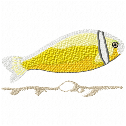 Fishes Embroidery Design 2 Fishes Embroidery Design 2